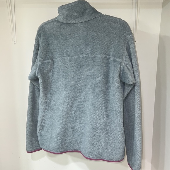 Patagonia Re-tool Snap-T Gray and Pink Pullover - Picture 5 of 7